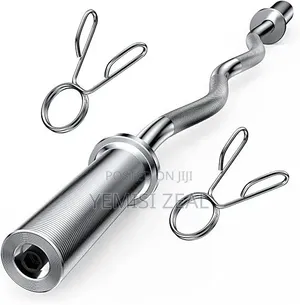 Olympic EZ Curl Bar Workout Barbell Rod