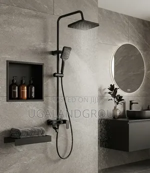 Modern Black Shower System