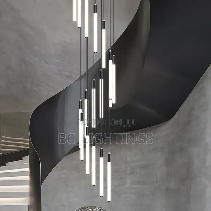 Modern Lighting Long Staircase Pendant Light Stair Chandelier