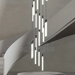 Modern Lighting Long Staircase Pendant Light Stair Chandelier