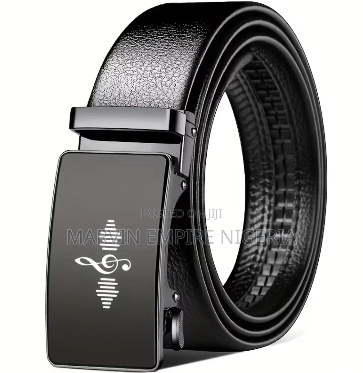 Marvin Empire Customized Men’s Belt With Musical Note Design