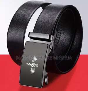 Marvin Empire Customized Men’s Belt With Musical Note Design