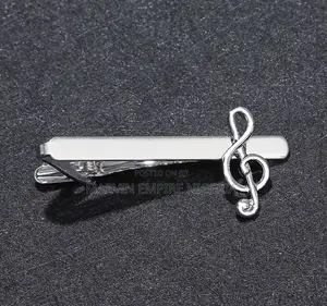 Fashionable and Elegant Men'S Musical Note Tie Clip, Alloy, 1pc Formal