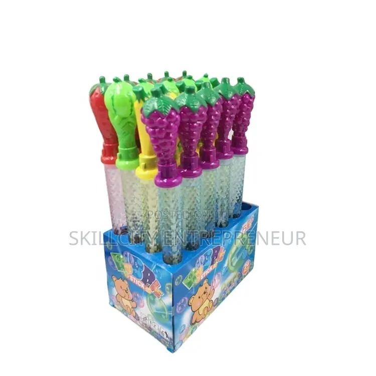 Fruit-Shaped Bubble Wand Toy