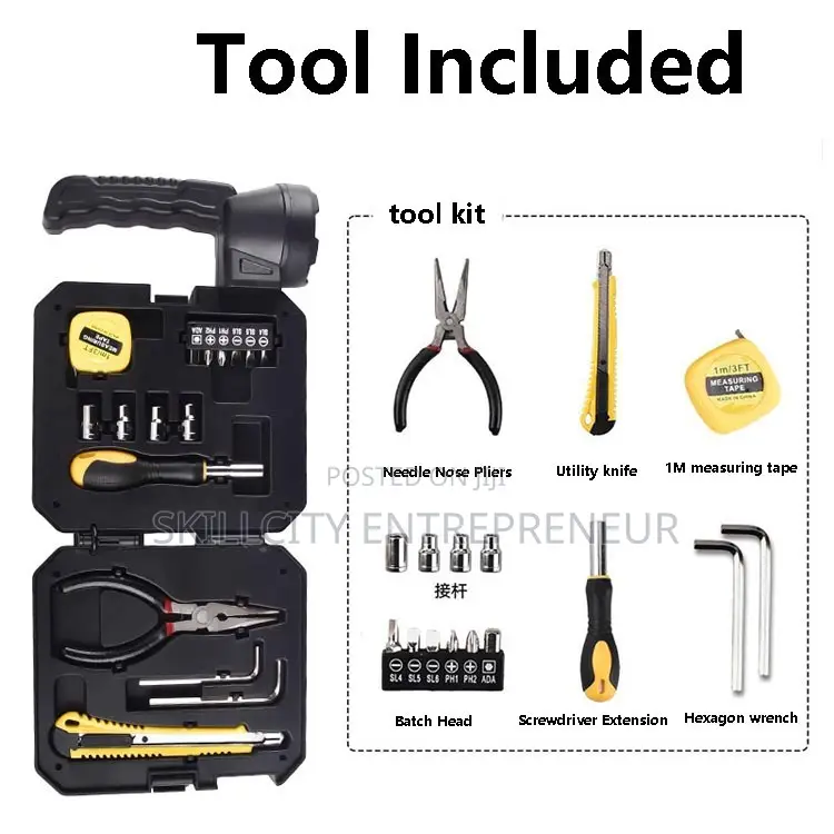 2in1 Solar Portable Lamp With Tools