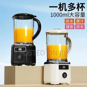 1000ml 3blades Multifunctional Digital Rotary Rechargeable Blender