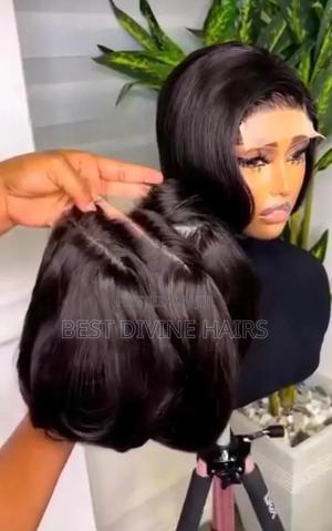 Full Closure Tiwa Wig in Human Hair in Natural Colour