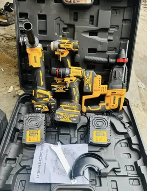 4-in-1 Cordless Power Tool Combo Kit - With 4 Batteries