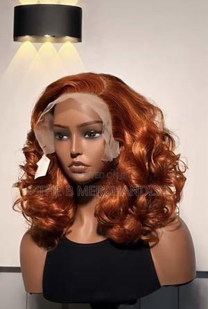 Lace Front Wig, Long Wavy Style (Human Blend)