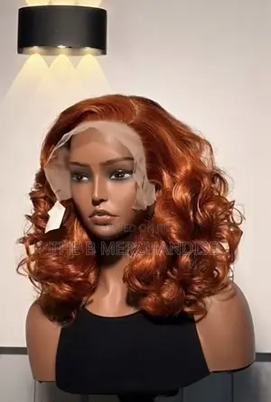 Lace Front Wig, Long Wavy Style (Human Blend)