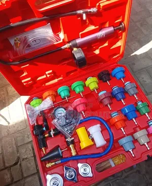 28-Piece Radiator Pressure Leak Tester and Coolant Vacuum Refill Kit,