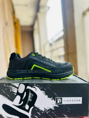 YIKODEEN Low Cut Safety Shoe - Sporty Steel Toe Sneaker