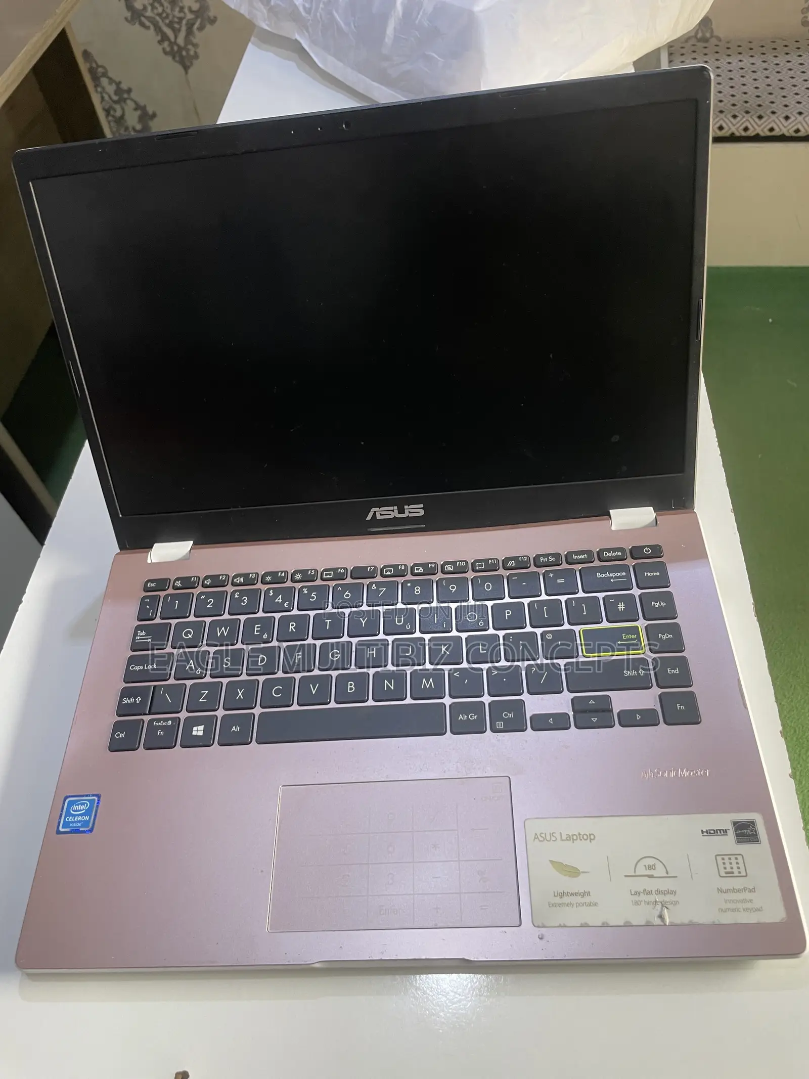 Laptop Asus 1015E 4GB Intel Celeron SSD 60GB