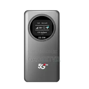 4G Wi-Fi 6 Dual Band 22.5W Power Bank 2.4GHz/5GHz Portable MiFi Router