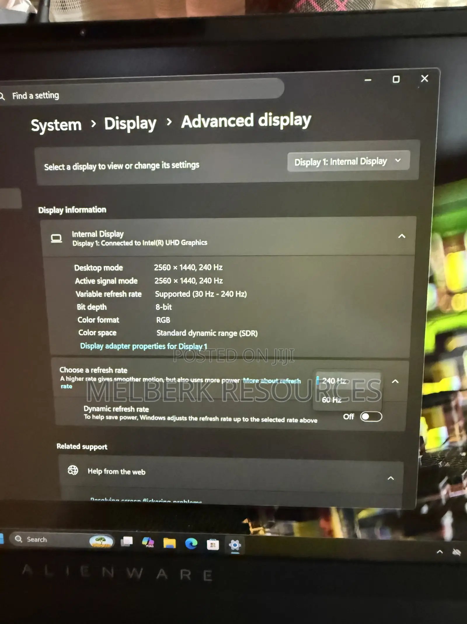 Laptop Alienware M15 R6 16GB Intel Core i7 SSD 1T