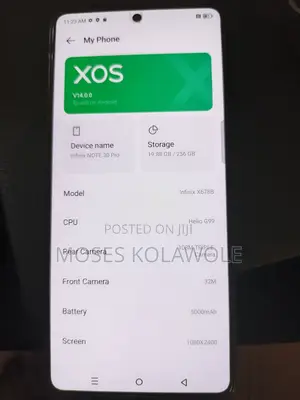 Infinix Note 30 Pro 256 GB Black