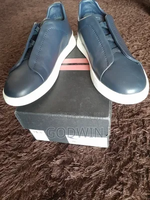 Zegna Triple Stitch Italian Designer Sneakers - Size 47