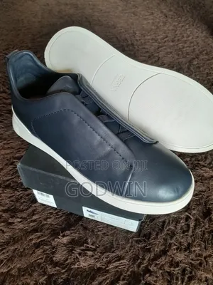 Zegna Triple Stitch Italian Designer Sneakers - Size 47