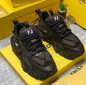 Fendi Black Chunky Sneakers