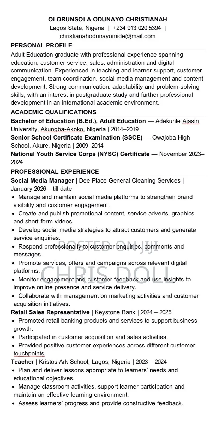 School Admin/Secretary