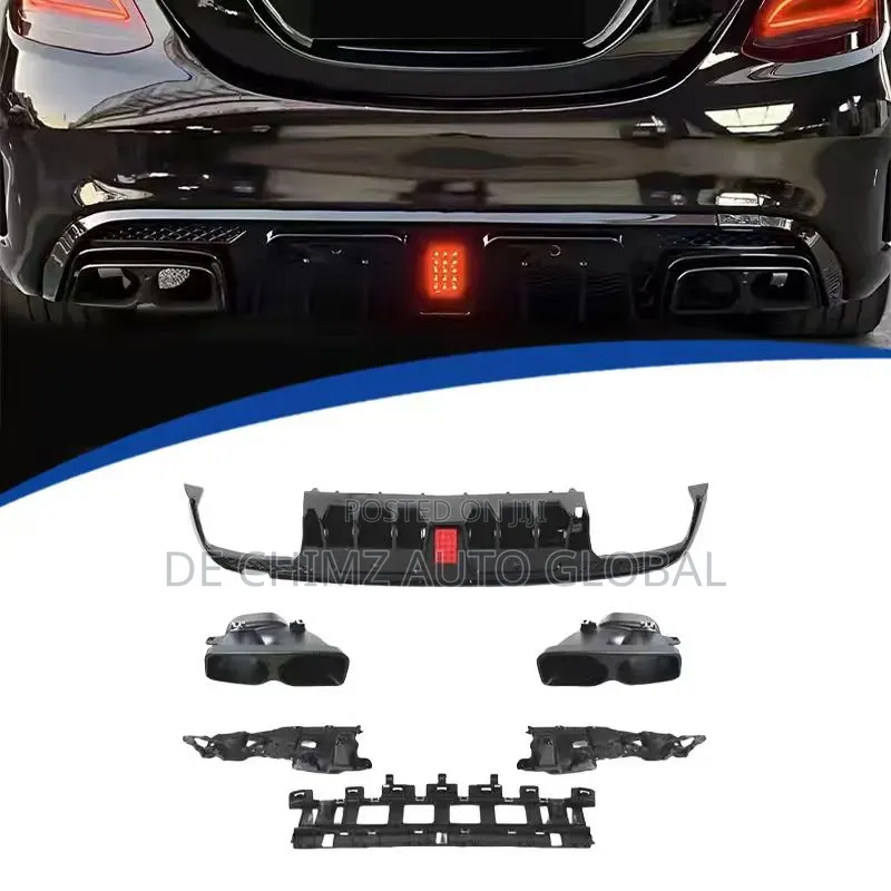 Back Bumper Diffuser C300 2018