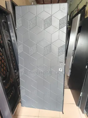 Israeli Security Door 3D Cube Design