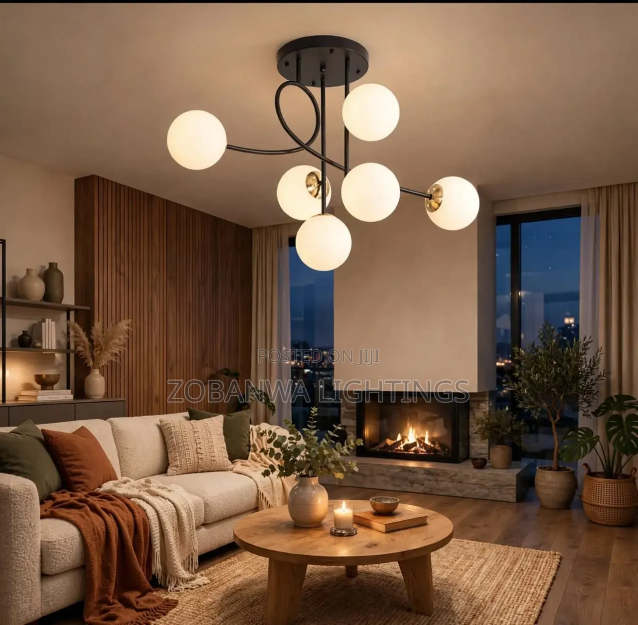 Modern Luxury Magic Bean Glass Chandelier