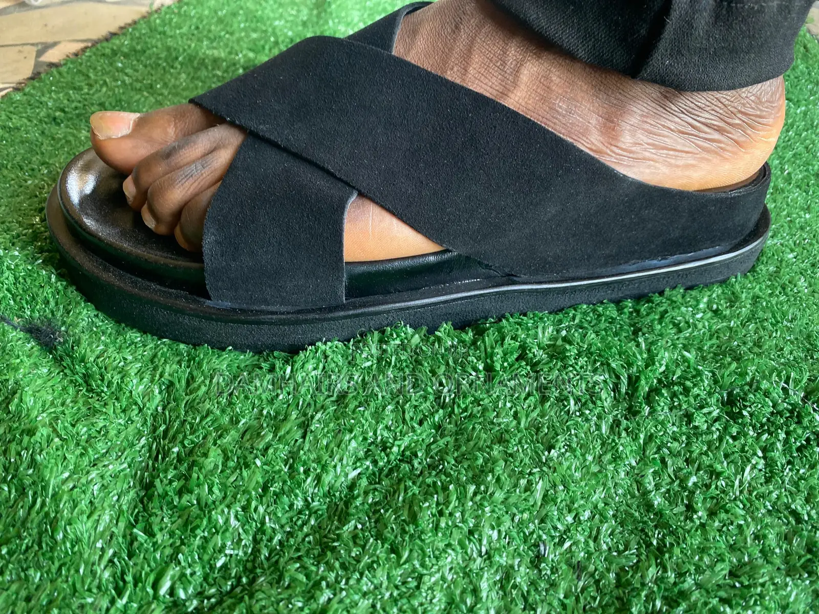 Handmade Male Palm Slippers
