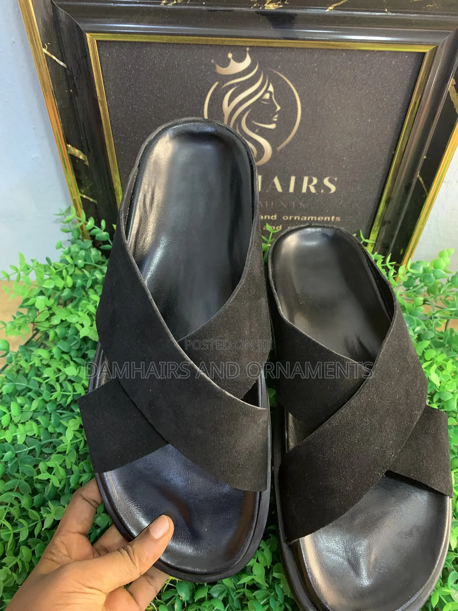 Handmade Male Palm Slippers