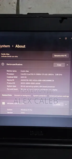 Laptop Dell Latitude 5430 8GB Intel Core i5 SSD 128GB