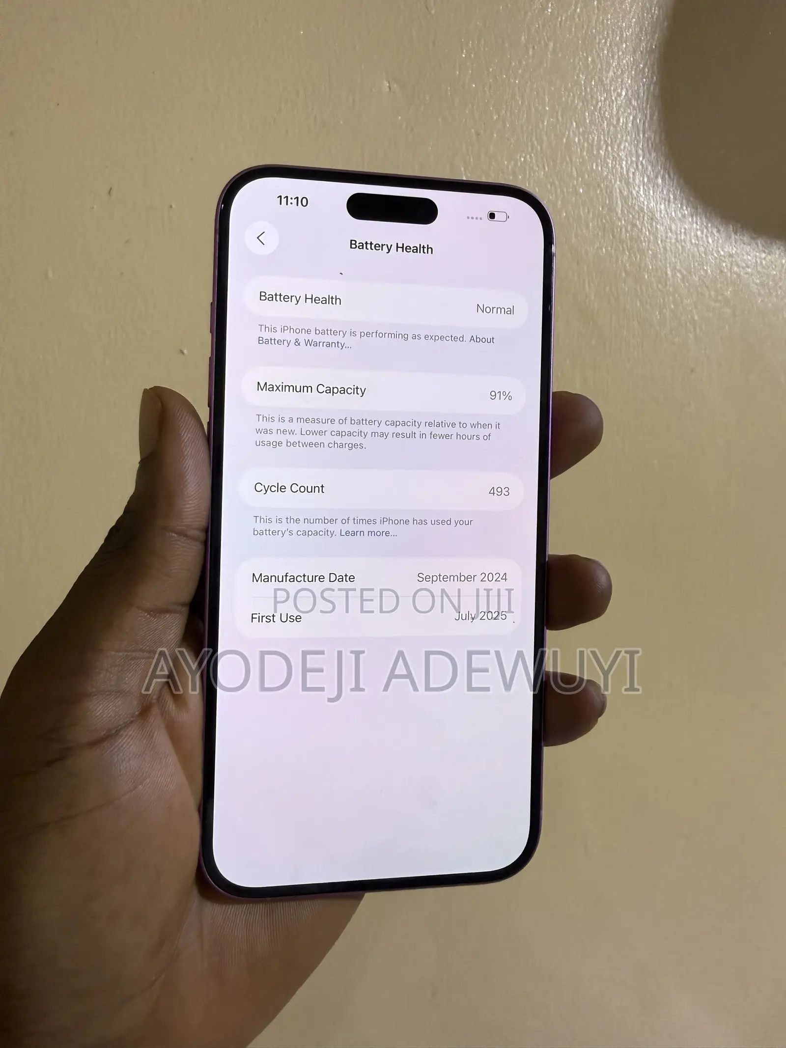 Apple iPhone 16 Plus 128 GB Pink