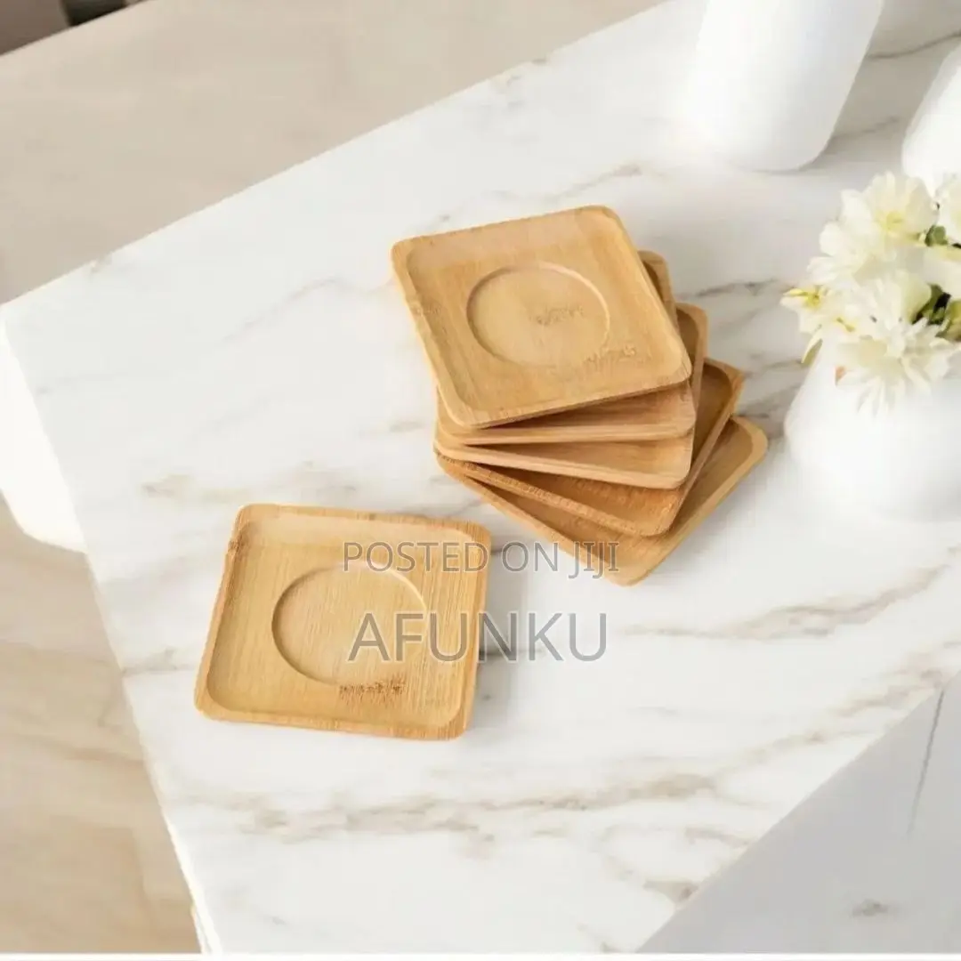 Bamboo Coasters 6pcs