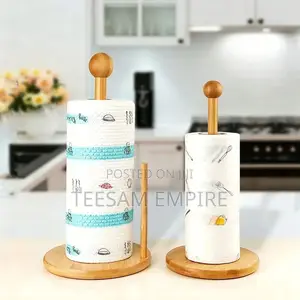 Bamboo Tissue Holder