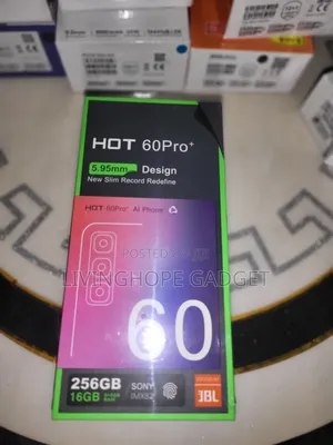 New Infinix Hot 60 Pro+ 256 GB
