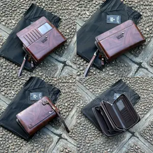 High Quality Luxury Mont Blanc Genuine Leather Purse