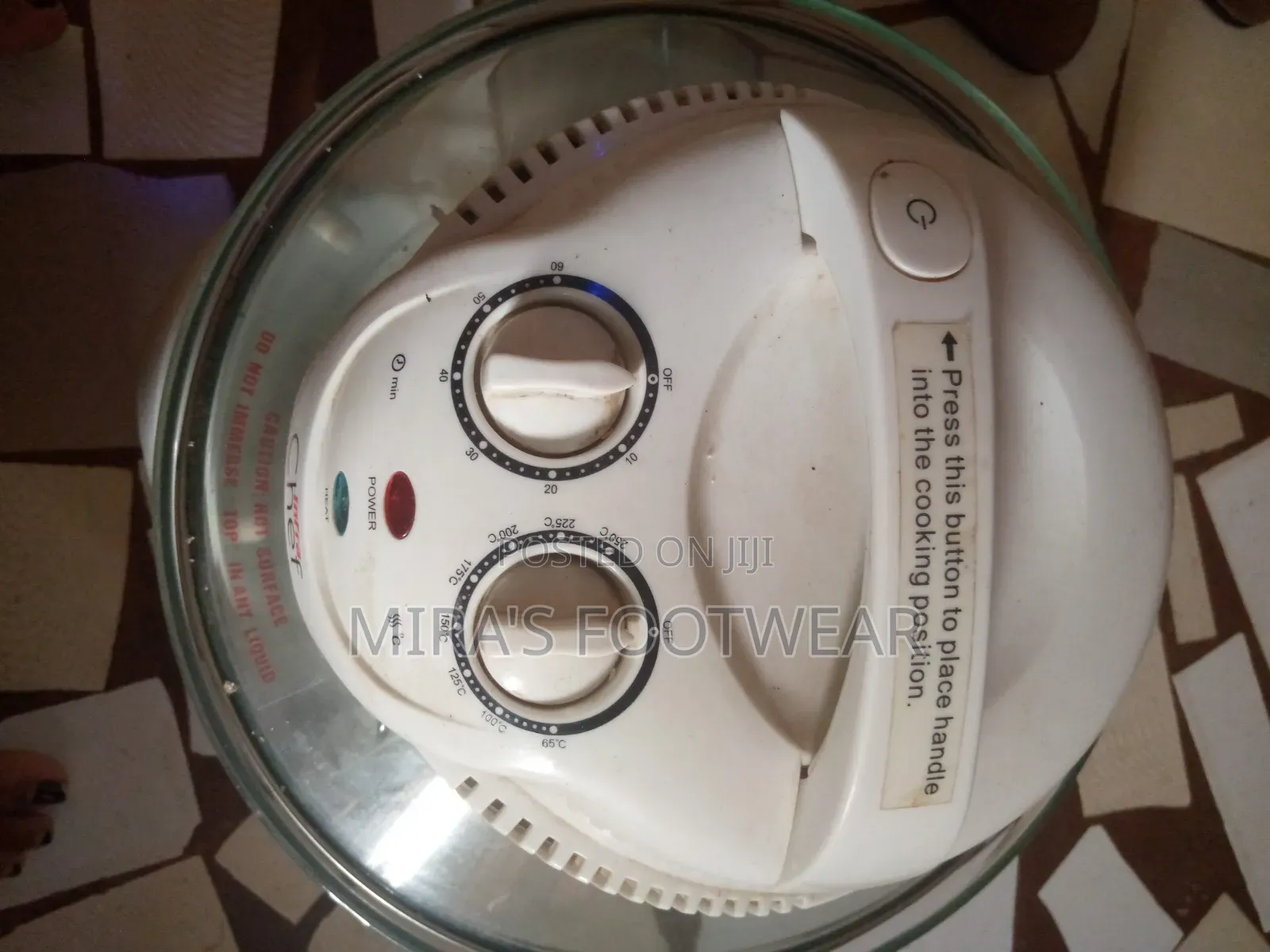 Neatly Used Infra Chef Halogen Oven
