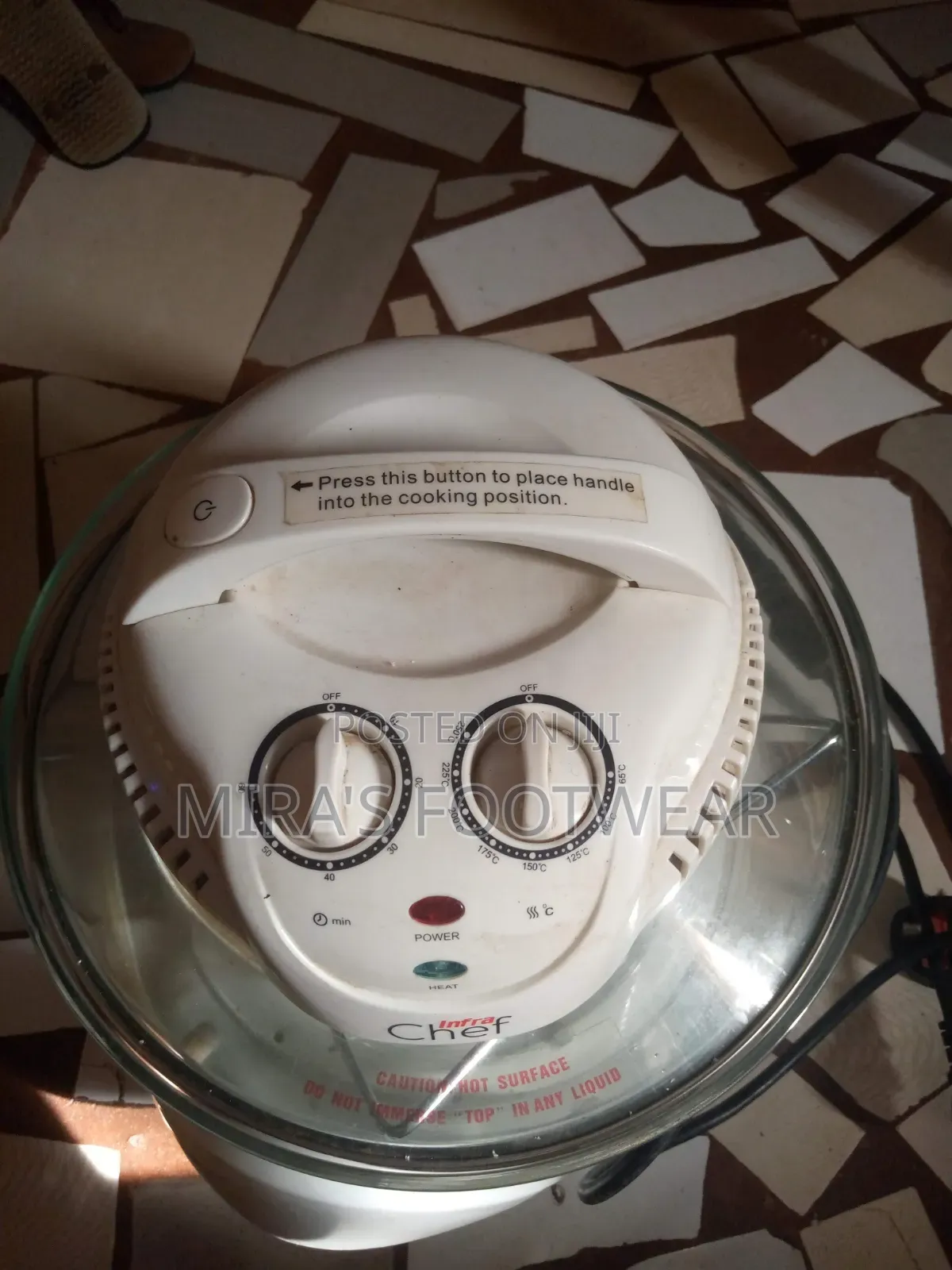 Neatly Used Infra Chef Halogen Oven