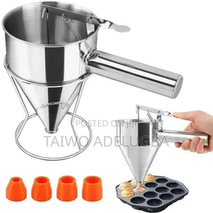 Stainless Steel Funnel Batter Dispenser