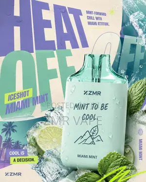 ZMR ICESHOT Miami Mint Disposable Vape – 10,000 Puffs