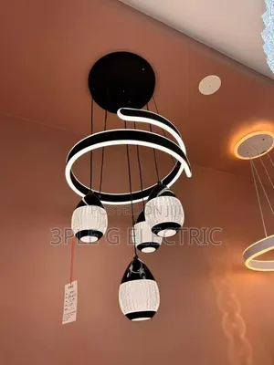Gd/Wh Body Chandelier Light