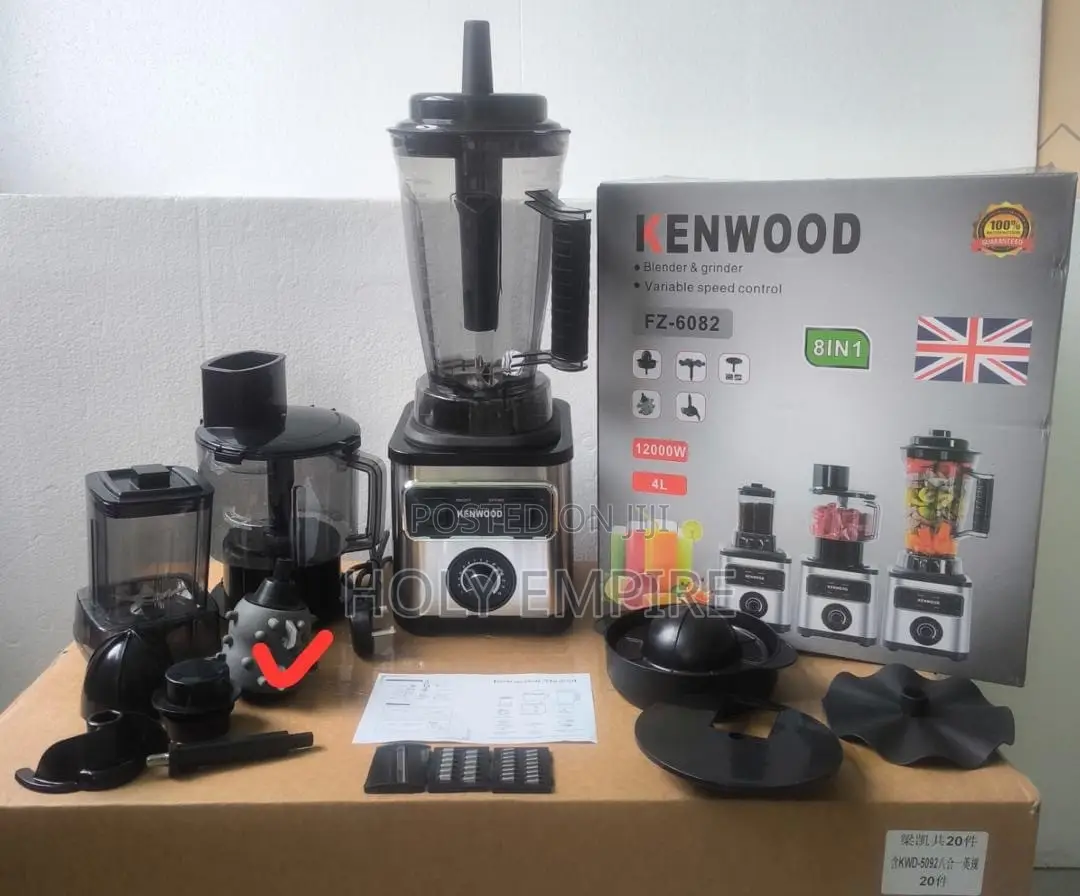 Kenwood Blender With 3 Cup 12000w / 8 in 1
