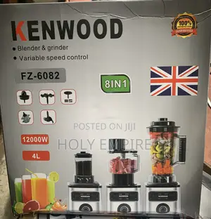 Kenwood Blender With 3 Cup 12000w / 8 in 1