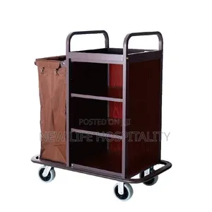 Single Door House Keeping Trolley