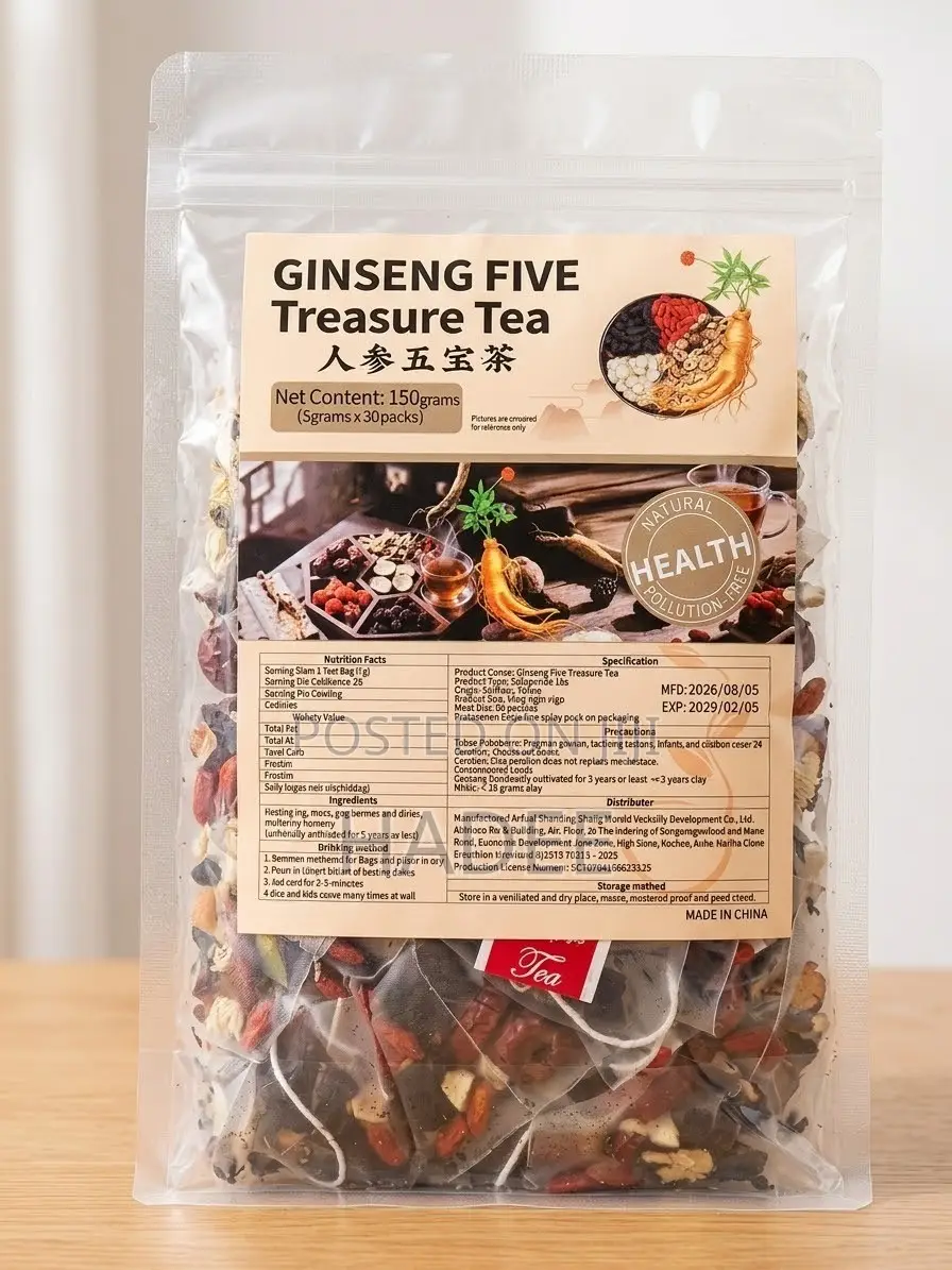 Ginseng Five Treasure Tea