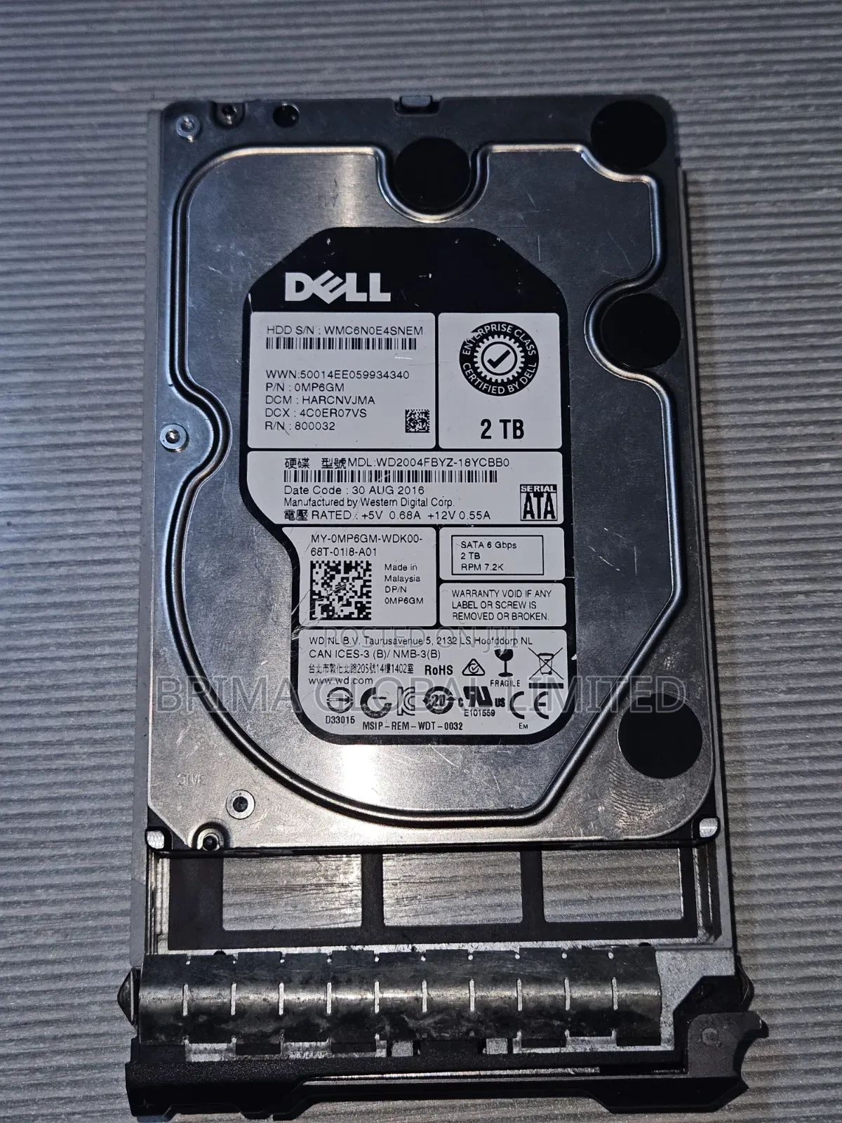 Dell 2tb Enterprise Hard Drive for Sale