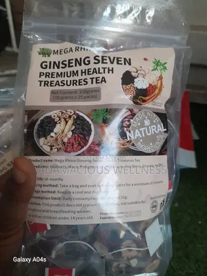 MEGA RHINO Ginseng Seven Tea 25 Packs Energy Fertility