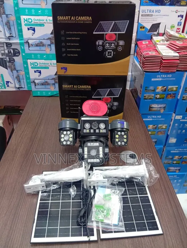 Four Lens Camera With Double Panel