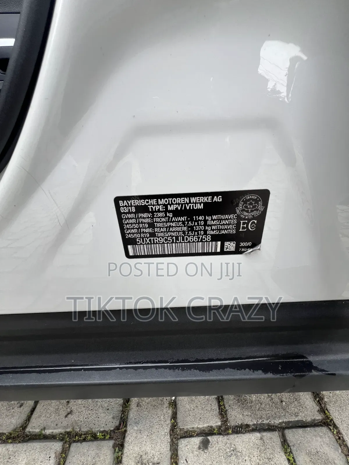 BMW X3 xDrive30i AWD 2018 White