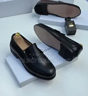 Moreschi Dress Loafers With Black Sole