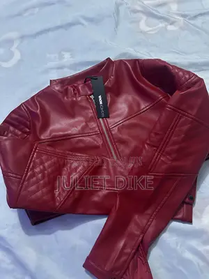 Faux Leather Crop Jacket